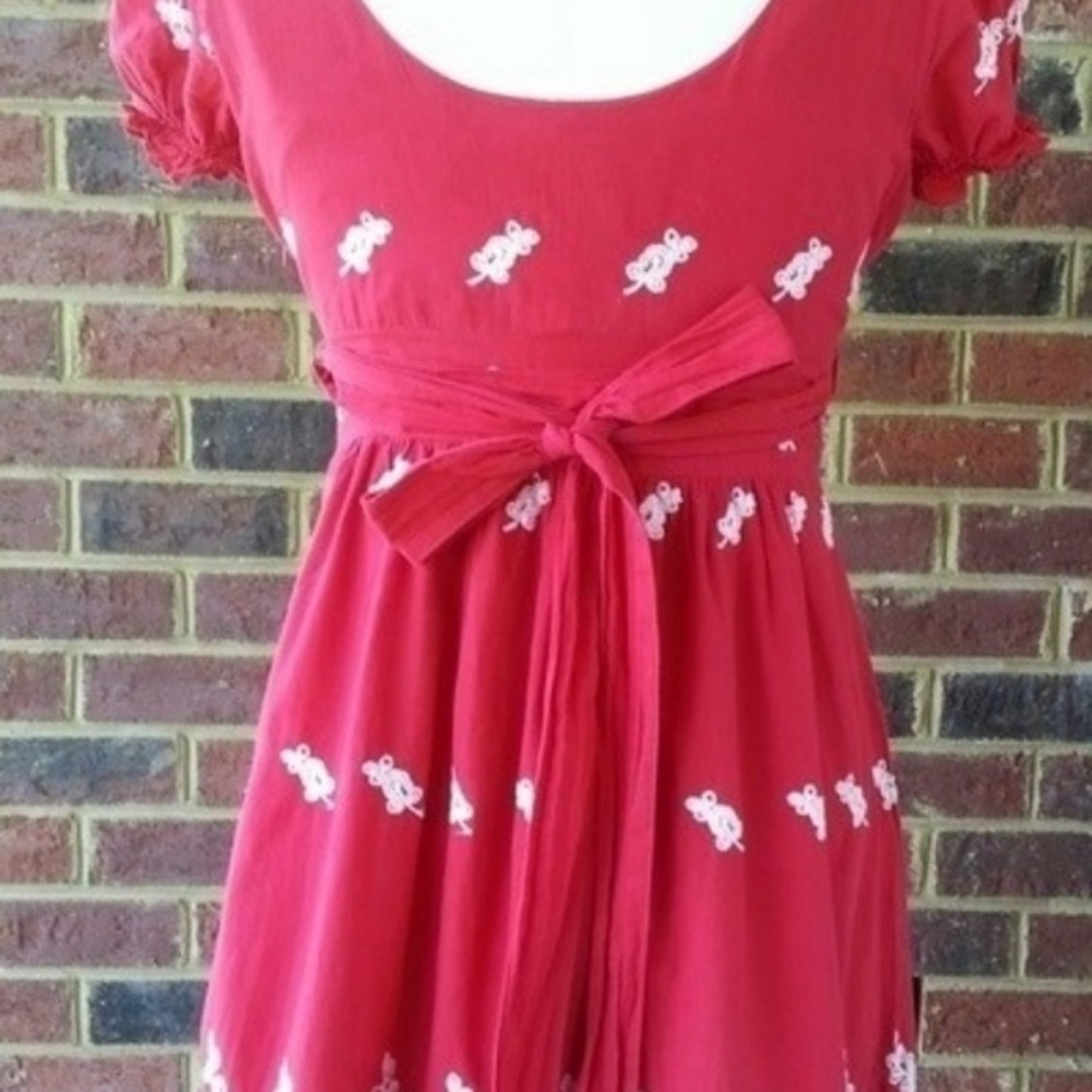 Forever21 Embroidered Fit And Flare Dress - Picture 3 of 6